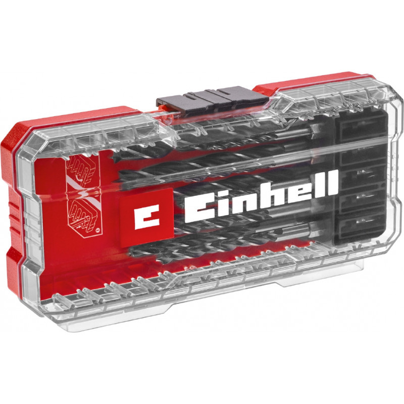 Набір свердел по дереву Einhell HSS, 10 шт, S-Case (108733)
