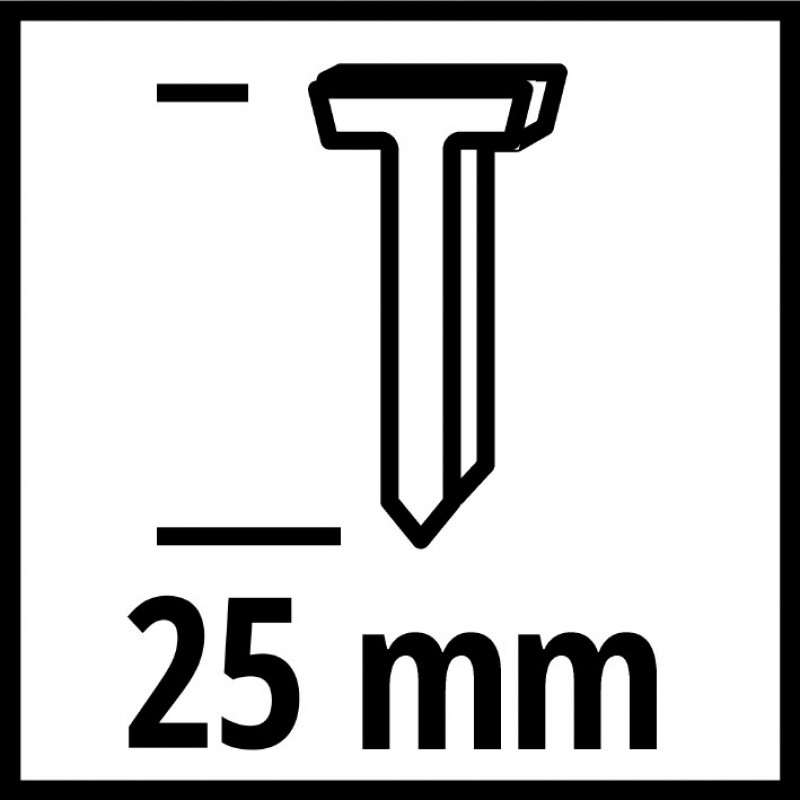 Цвяхи для пневматичного степлера Einhell 25 мм, 3000 шт (4137871)