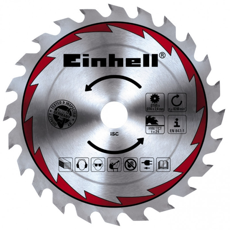Пила циркулярна Einhell TE-CS 165 (4331010)