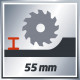 Пила циркулярна Einhell TE-CS 165 (4331010)