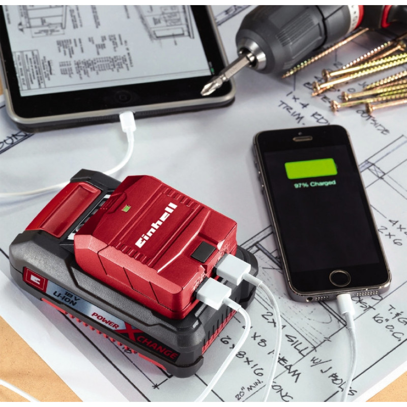 Зарядное устройство USB для аккумуляторов Einhell TE-CP 18 Li USB - Solo (4514120)