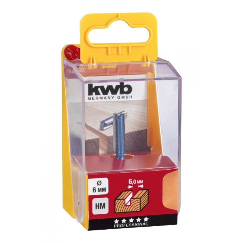 Фреза пазів 6 мм, KWB (754620)