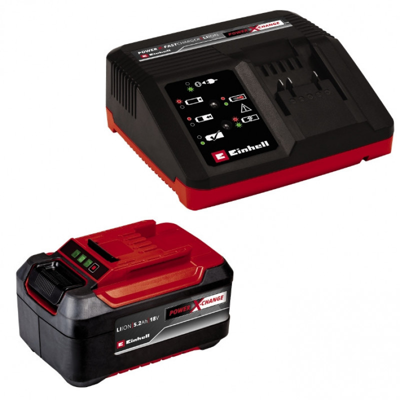 Аккумулятор + зарядное устройство Einhell 18V 5.2 Ah PXC Starter Kit (4512114)