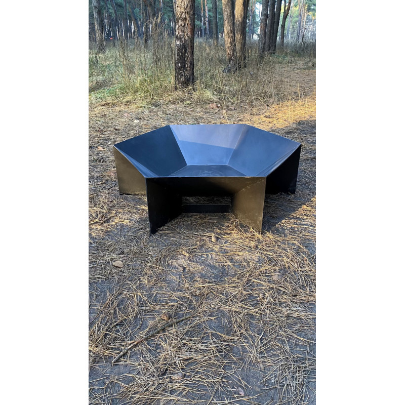 Костровая чаша Mzavod Аура 100х100х30см 4мм