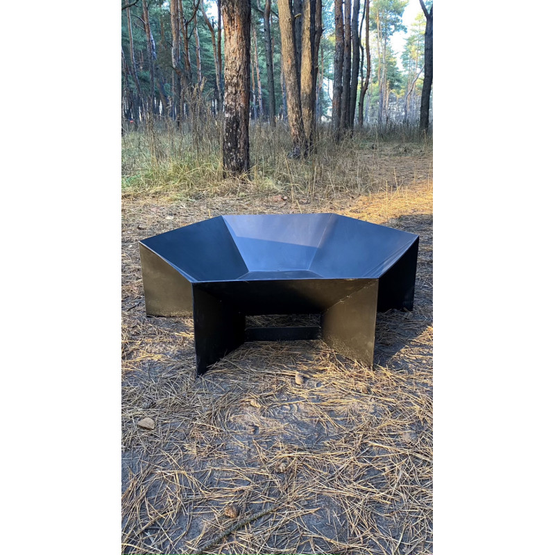 Костровая чаша Mzavod Аура 100х100х30см 4мм