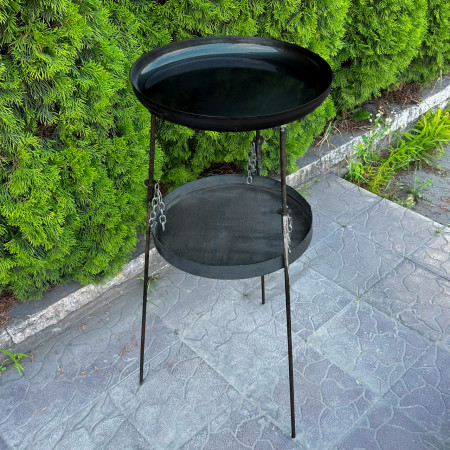 Сковорода из диска Mzavod Фрея 40см с подвесом для огня