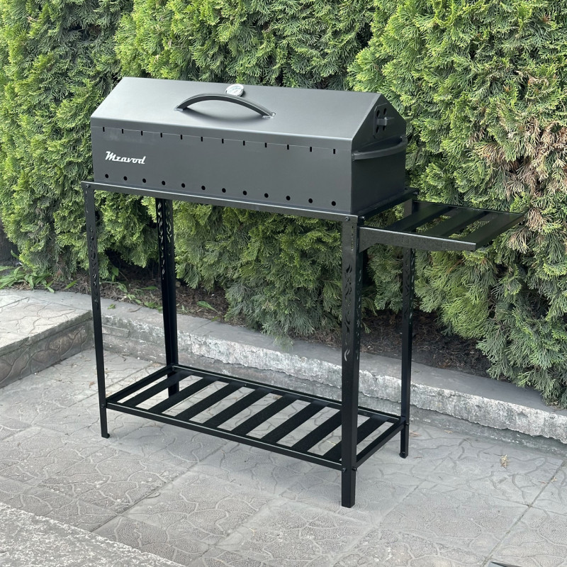 Мангал-барбекю Mzavod Прометей на 12 шампуров 3мм на дровнице