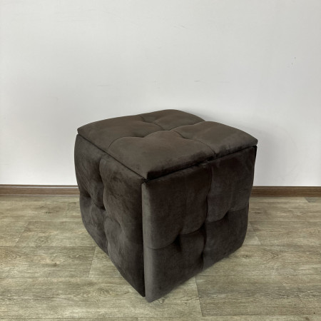 Пуф-трансформер 5в1 Mzavod Остин-4 велюр серо-коричневый 5-0-9005