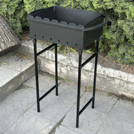 Мангал Mzavod Гектор на 6 шампурів 3мм на ніжках