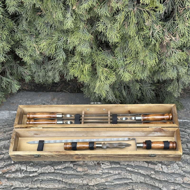 Подарунковий набір Mzavod ШашлиКейс світла текстура