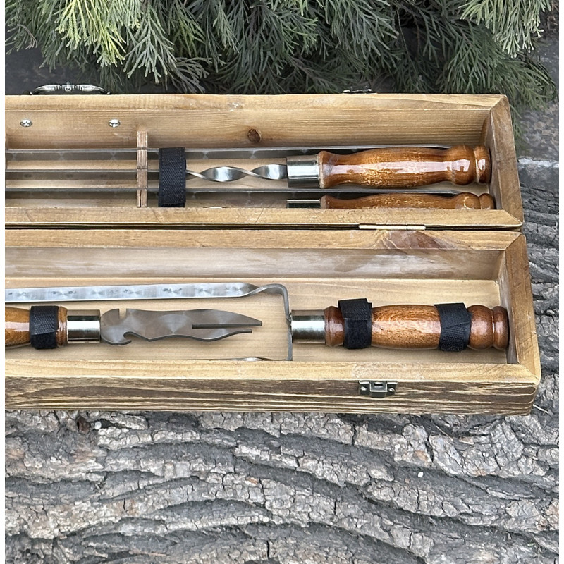 Подарунковий набір Mzavod ШашлиКейс світла текстура