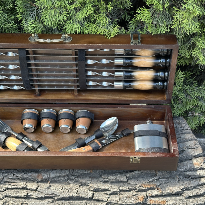 Подарочный набор Mzavod Есаул темный