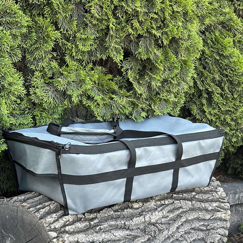 Чохол для мангалу Гектор на 12 шампурів сірий