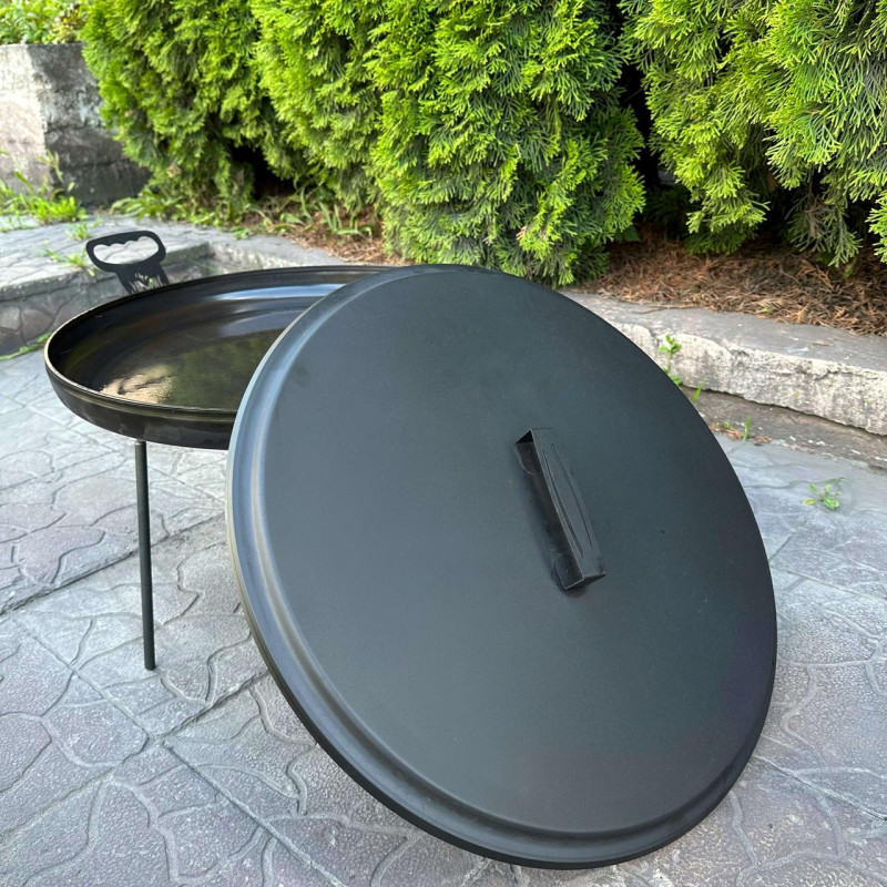 Сковорода из диска Mzavod Фрея 50см с крышкой