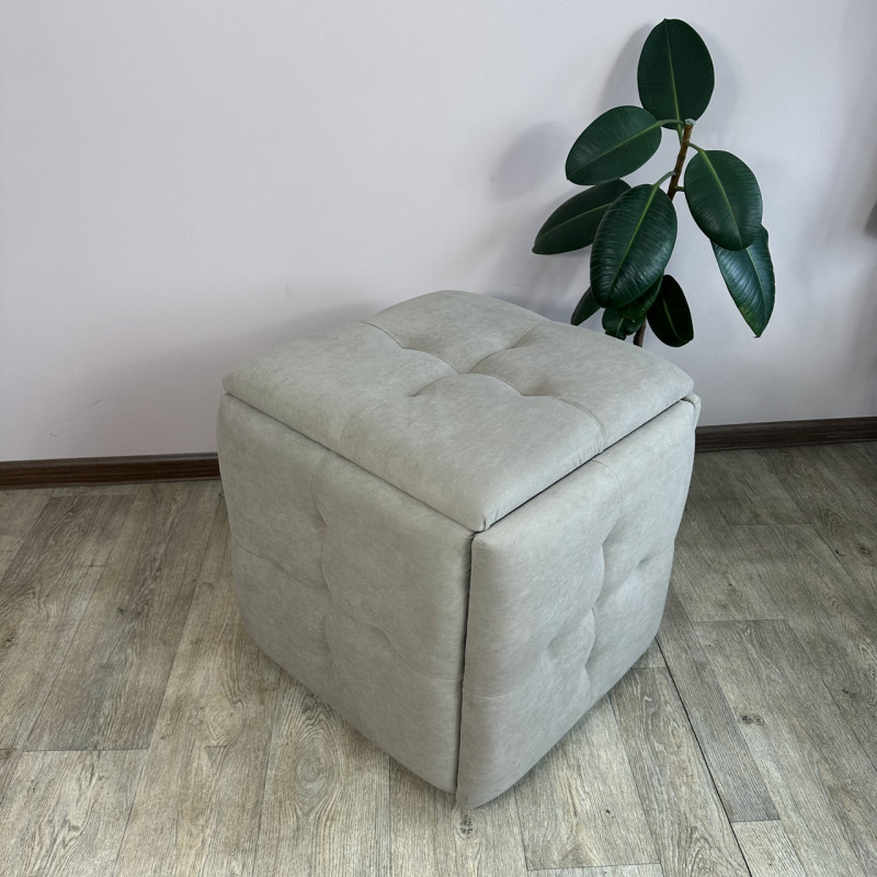 Пуф-трансформер 5в1 Остін-4 велюр світло-сірий 6-0-9005