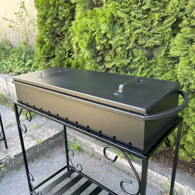 Универсальная крышка Mzavod для мангала на 12 шампуров