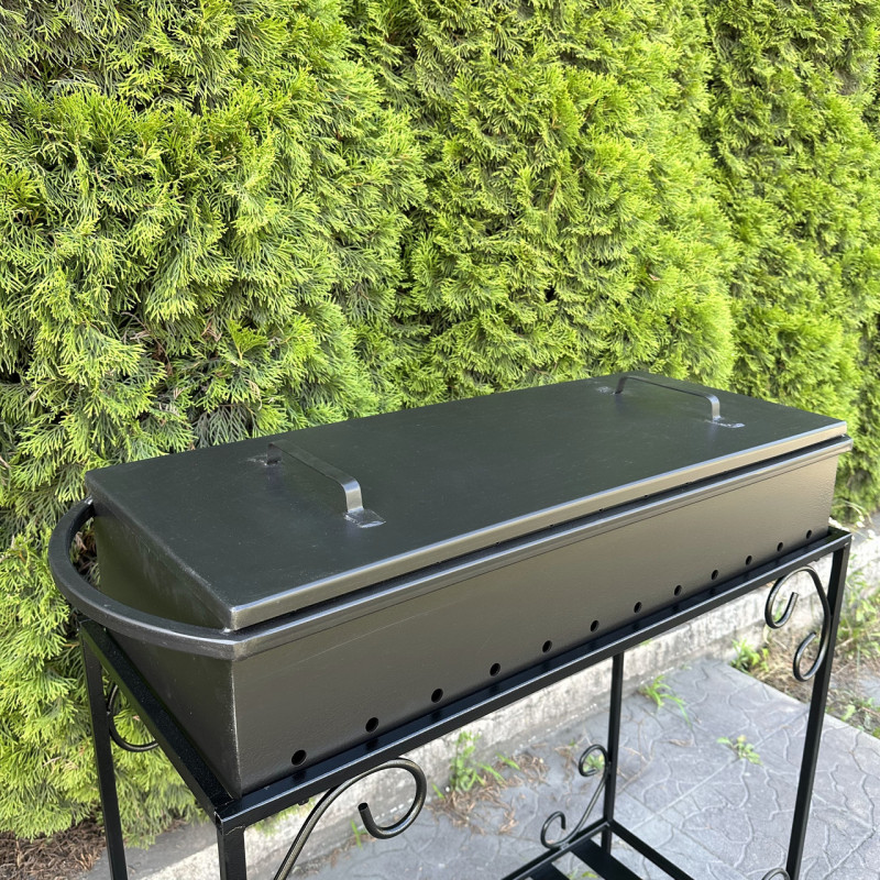 Универсальная крышка Mzavod для мангала на 12 шампуров