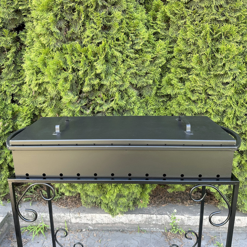 Универсальная крышка Mzavod для мангала на 12 шампуров