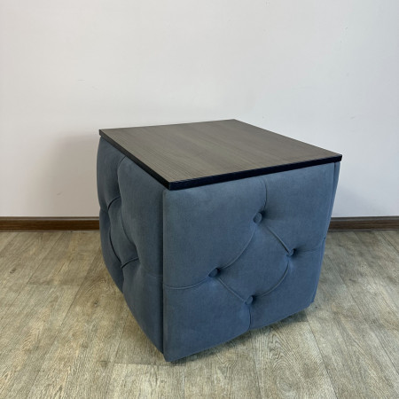 Пуф-трансформер 5в1 Остін-1 зі столиком велюр сірий/ріголетто темний 7-1-9005