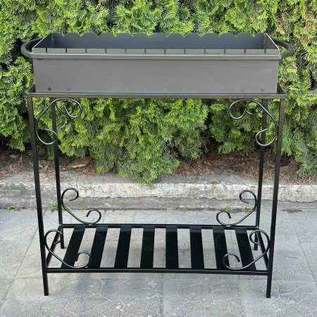 Мангал Mzavod Гефест на 12 шампуров 4мм на дровнице