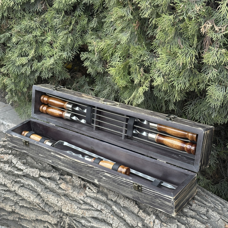 Подарунковий набір Mzavod ШашлиКейс темна текстура