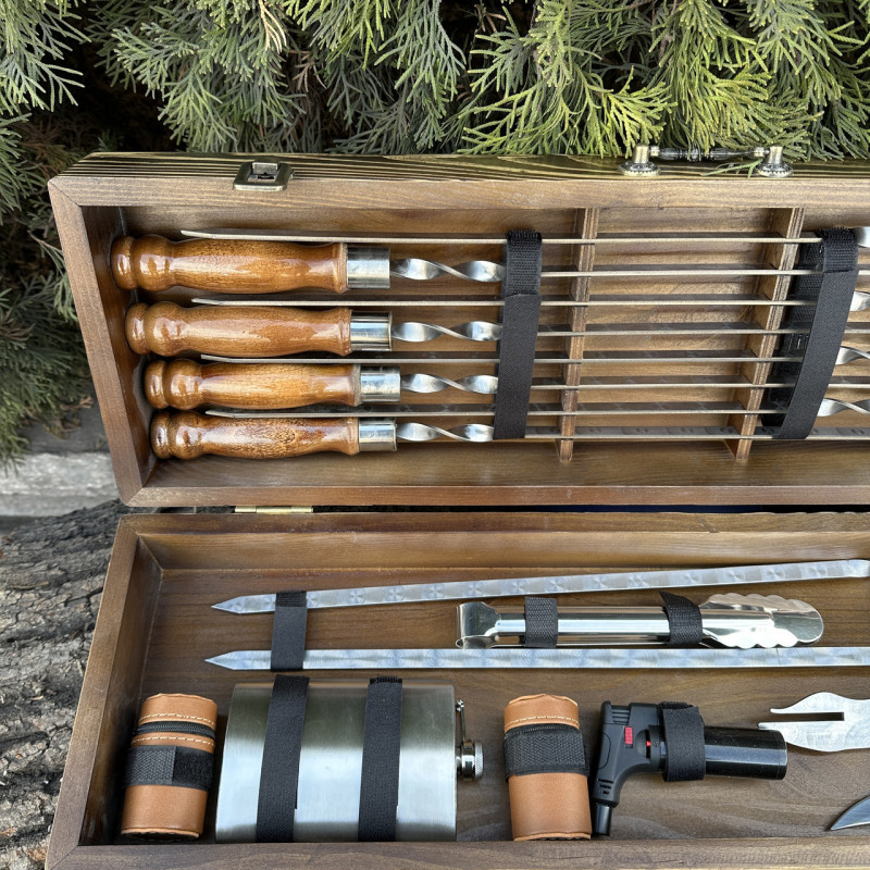 Подарочный набор Mzavod Охотник светлая текстура