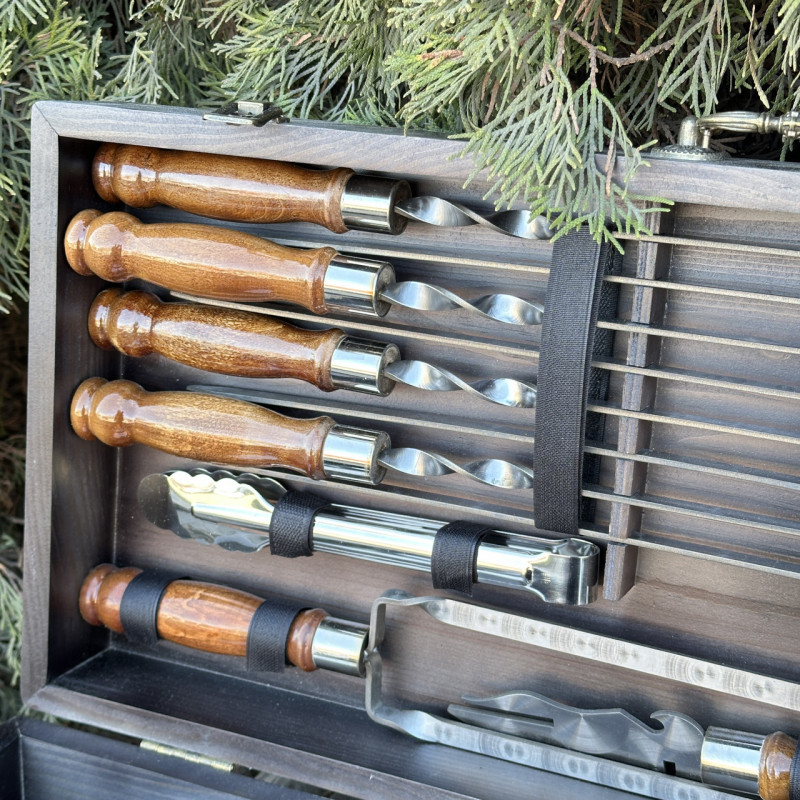 Подарочный набор Mzavod Магнат темная текстура