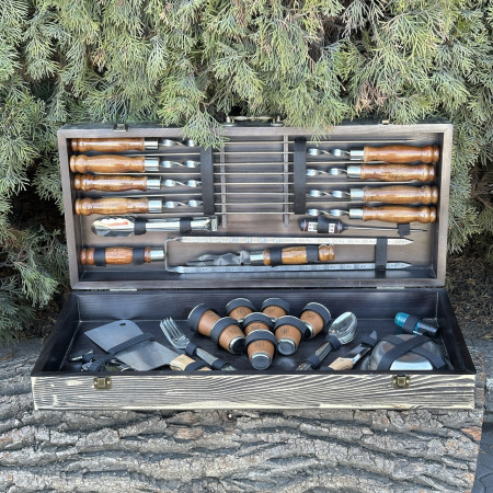 Подарунковий набір Mzavod Магнат темна текстура