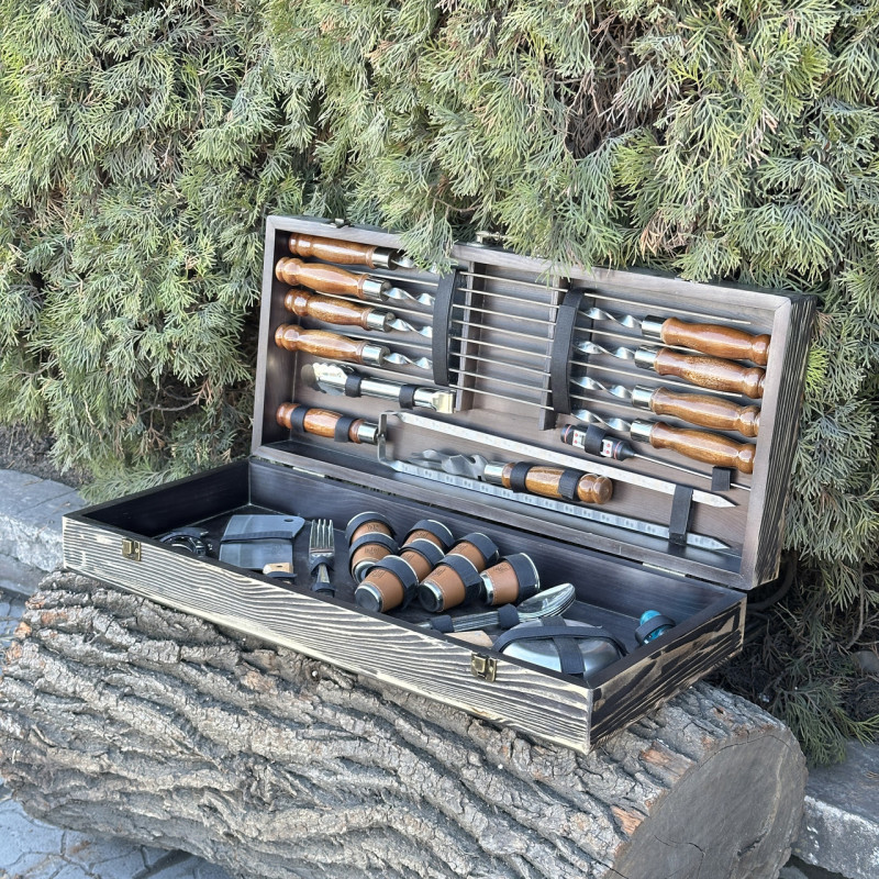 Подарочный набор Mzavod Магнат темная текстура