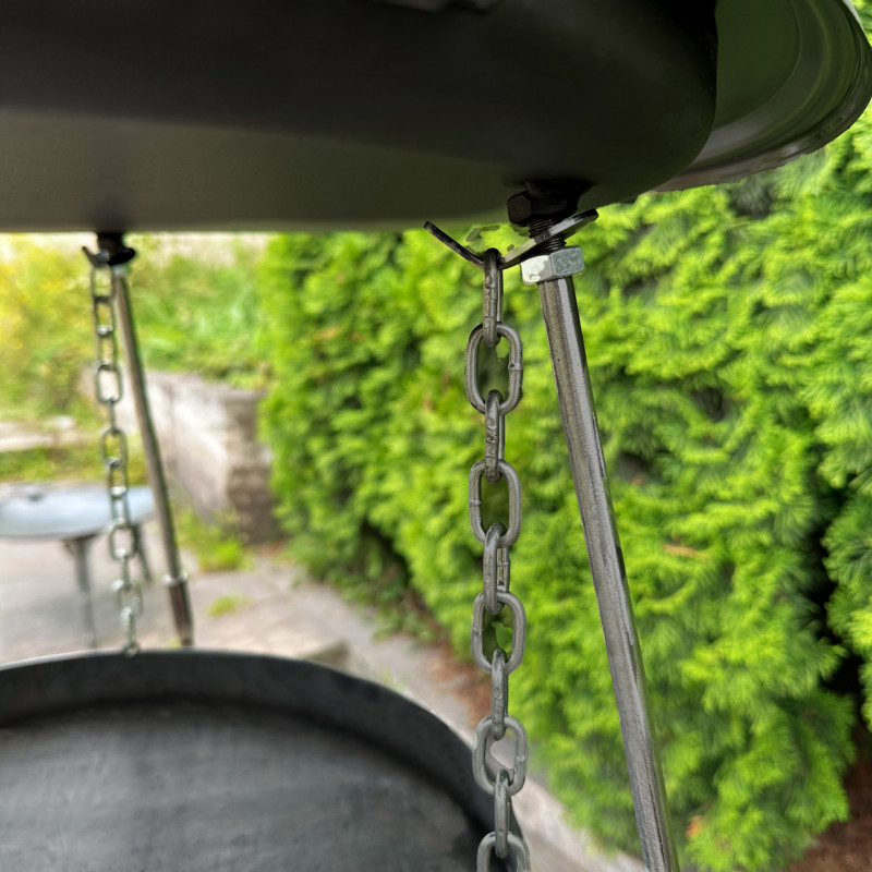 Сковорода из диска Mzavod Фрея 50см с подвесом для огня