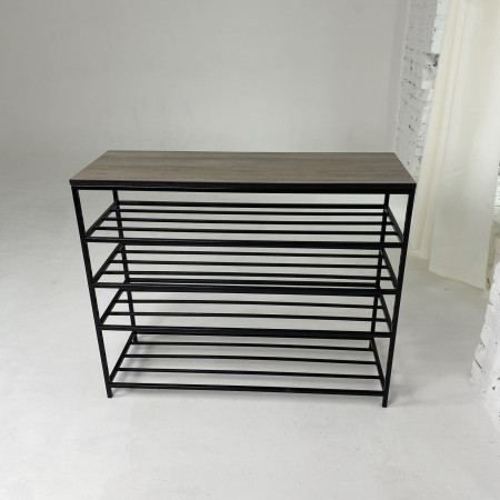 Полиця для взуття Валенсія 100 см ріголетто темний 0-1-9005