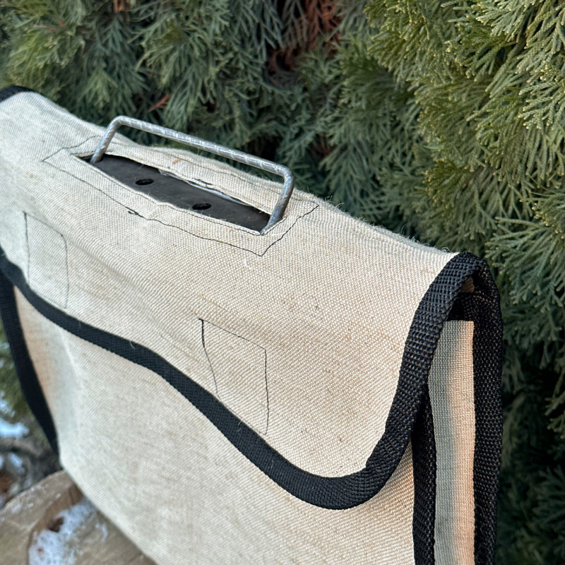 Чехол Mzavod для мангала Пегас на 6 шампуров белый