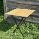 Стіл садовий металеводерев'яний складний
