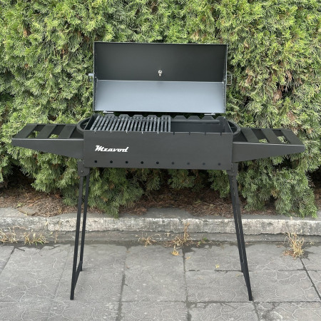 Мангал-барбекю Mzavod Ікар на 9 шампурів 3мм портативний