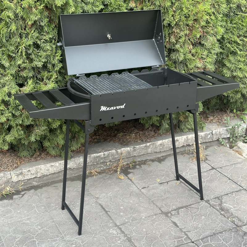 Мангал-барбекю Mzavod Ікар на 9 шампурів 3мм портативний