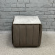Пуф-трансформер 5в1 Остін-2 зі столиком велюр сіро-коричневий/сірий бетон 5-6-9005