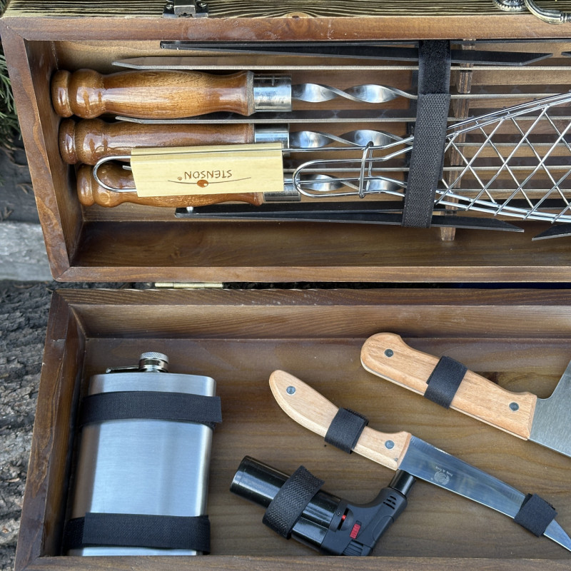 Подарочный набор Mzavod Мастер BBQ светлая текстура