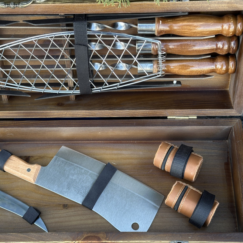 Подарочный набор Mzavod Мастер BBQ светлая текстура