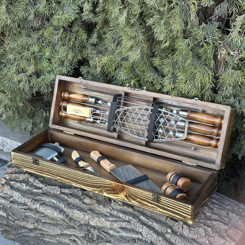 Подарочный набор Mzavod Мастер BBQ светлая текстура