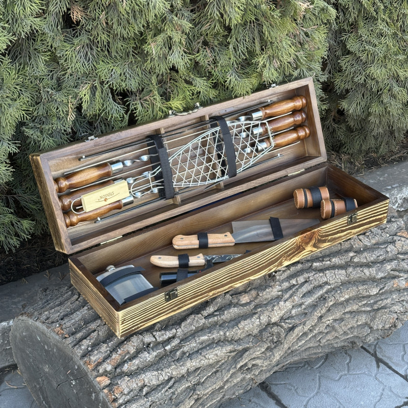 Подарочный набор Mzavod Мастер BBQ светлая текстура