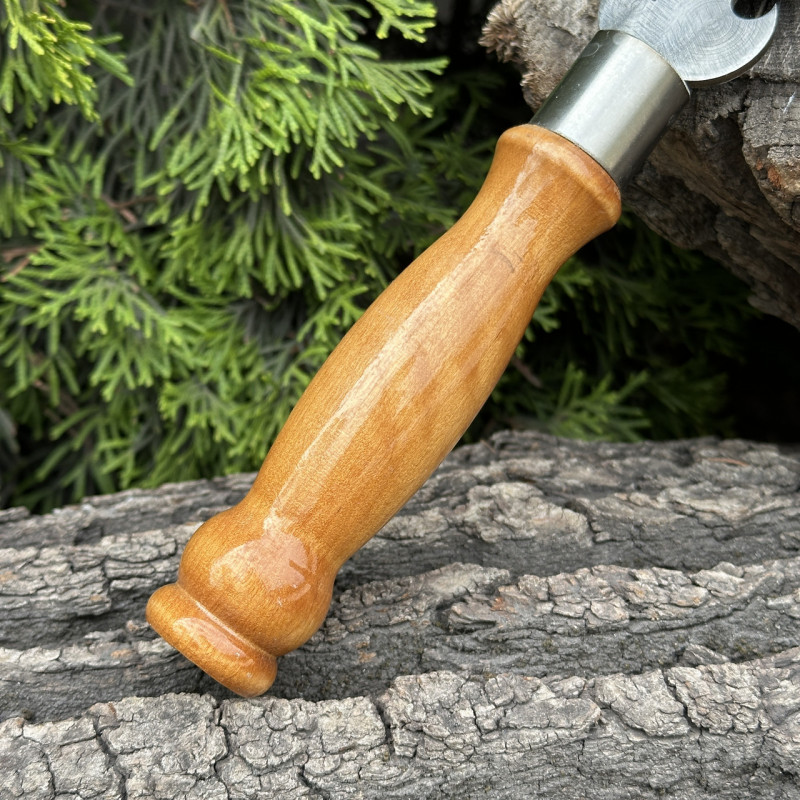 Вилка Mzavod с деревянной ручкой для снятия мяса 280х2мм светлая