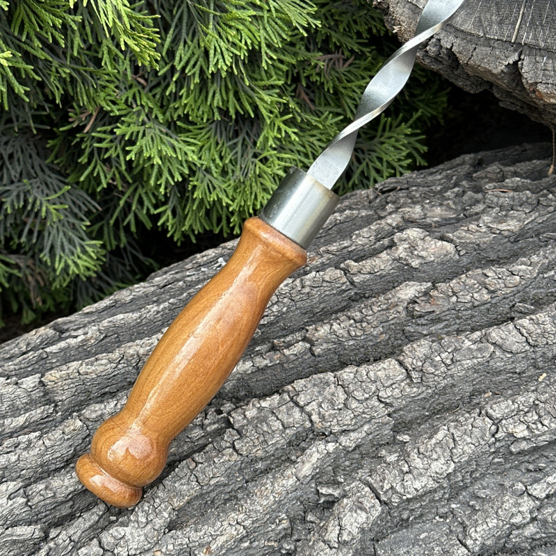 Шампур Mzavod з дерев'яною ручкою 630х12х3мм світлий