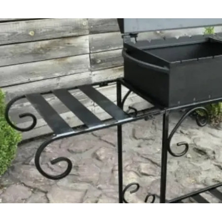 Бічна полиця Mzavod для мангалу Гефест на 15-20 шампурів