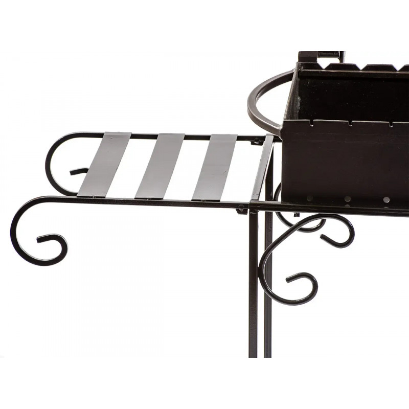 Боковая полка Mzavod для мангала Гефест на 15-20 шампуров