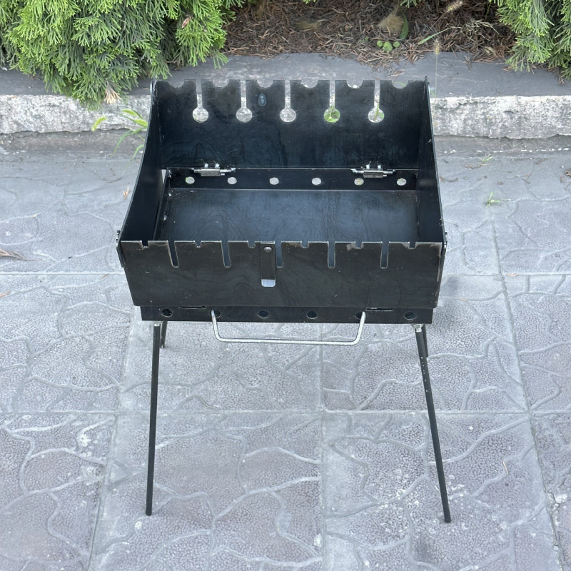 Мангал-чемодан Mzavod Пегас на 6 шампуров 3мм