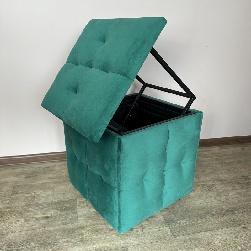 Пуф-трансформер 5в1 Mzavod Остин-4 велюр изумрудный 8-0-9005