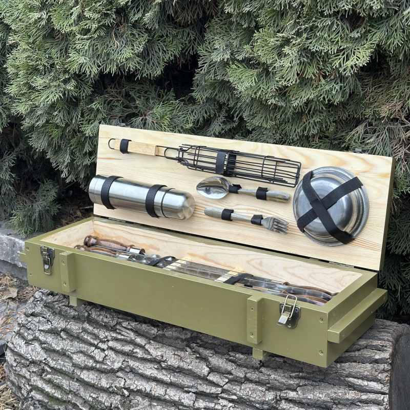 Подарочный набор Mzavod Комбат оливковый