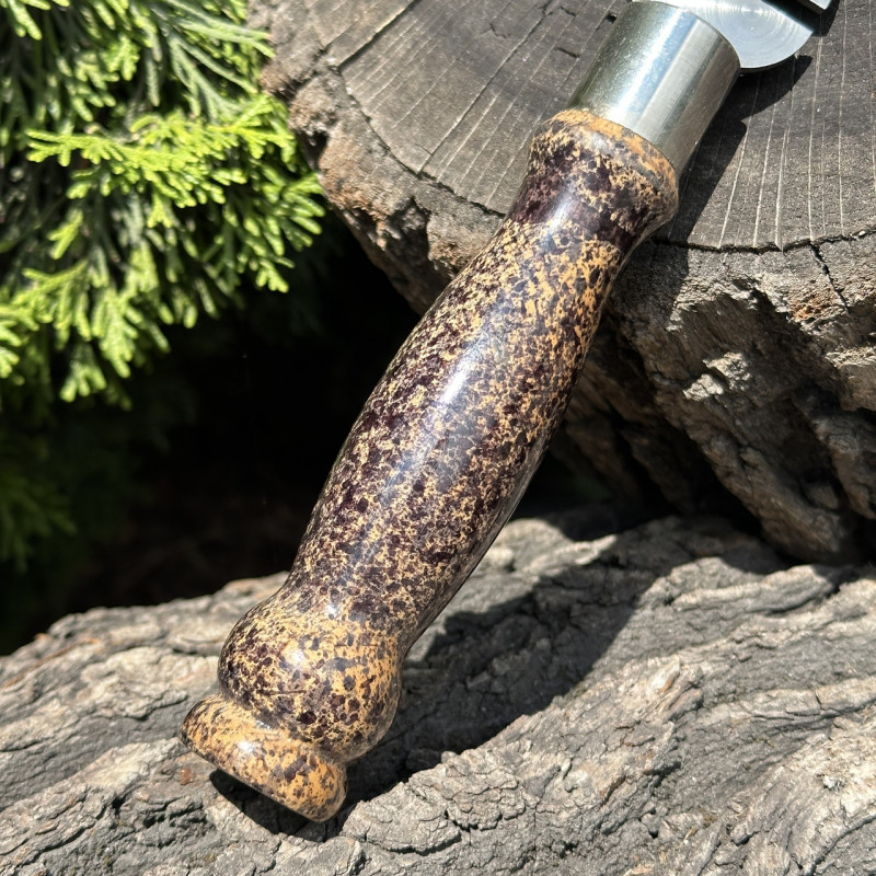 Вилка Mzavod з дерев'яною ручкою для зняття м'яса 280х2мм мармурова