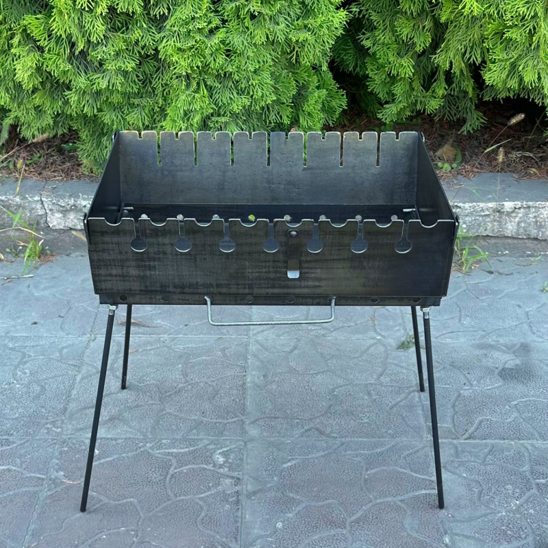 Мангал-чемодан Mzavod Пегас на 8 шампуров 2мм