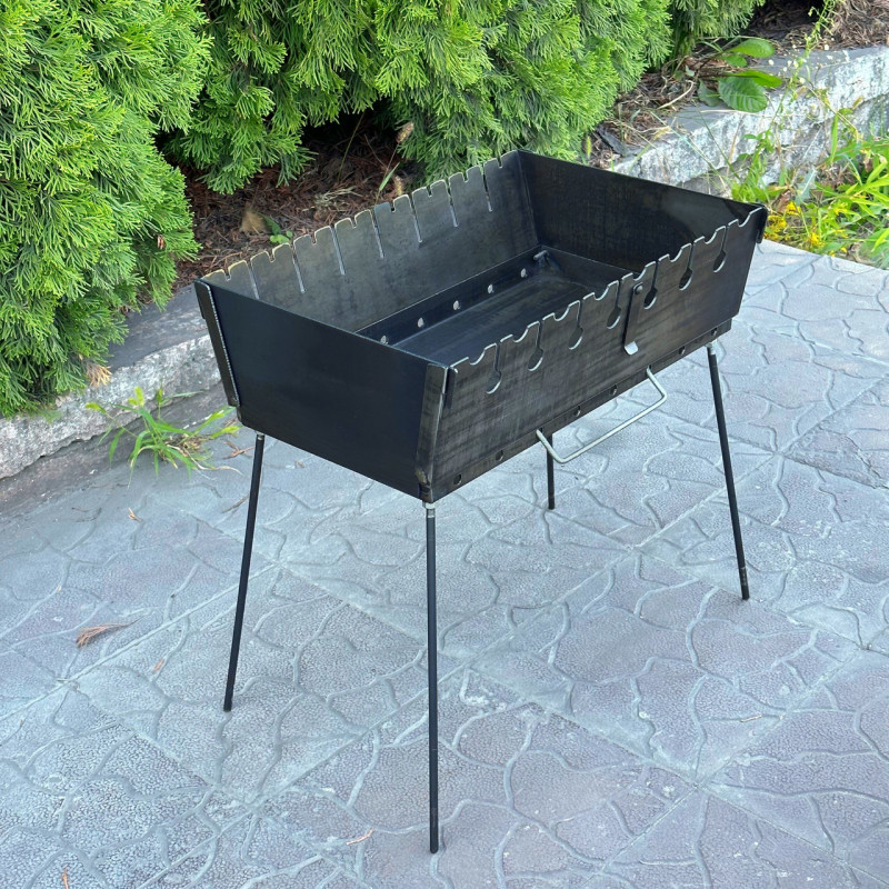 Мангал-чемодан Mzavod Пегас на 8 шампуров 3мм